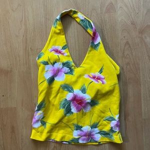 Charlotte Russe Hawaiian halter XS
